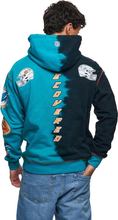 Immagine prodotto Recovered Felpa con cappuccio in pile Re:covered - INK DYE Miami Dolphins (XL)