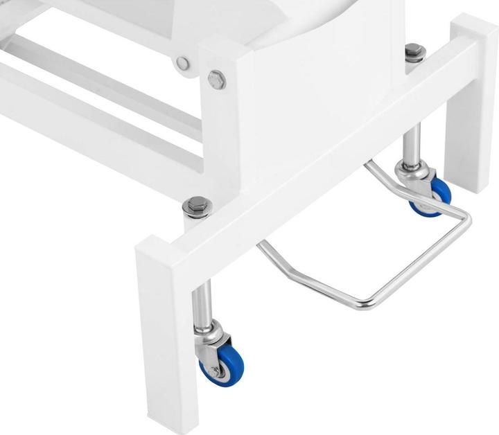 Produktbild Physa Massageliege elektrisch Massagebank Therapieliege 200 kg beige Fusspedal Räder