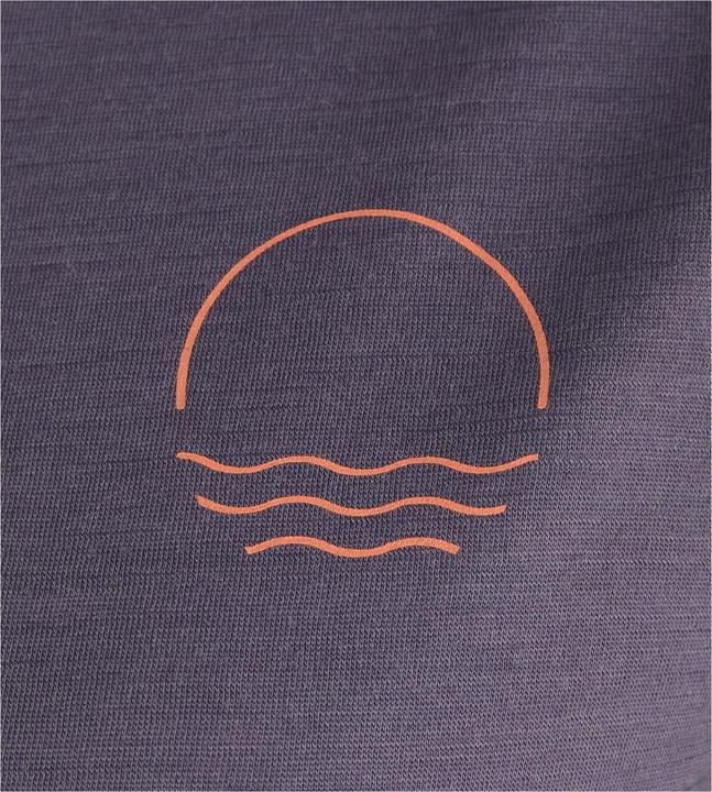 Actual product image Stoic Women's Merino155 LaholmSt. Print T-Shirt Sun (L)