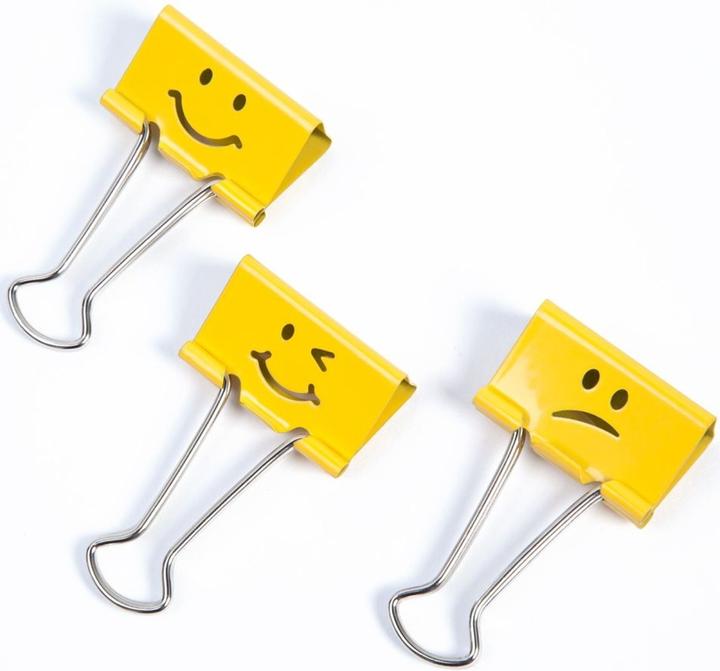 Actual product image Rapesco 32mm emoji mounting clips (20 x)