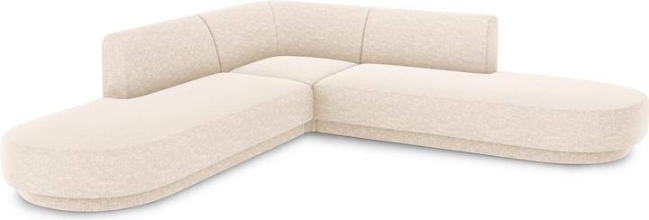 Actual product image Micadoni Symmetrical Corner Sofa, "Miley", 5 Seats, 248x248x70Made in Europe (Corner sofa)