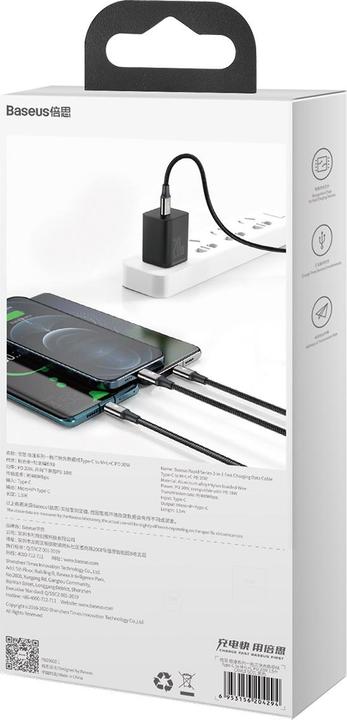 Produktbild Baseus Rapid Series 3in1 (1.50 m, USB 3.0, 20 W)