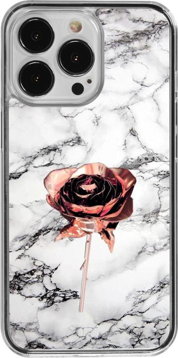 Image du produit PhoneLook Coque transparent Marble Rose Gold (Apple iPhone 13 Pro)
