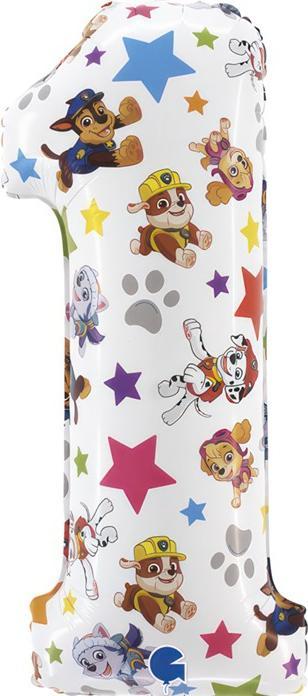 Grabo Balloons XL Paw Patrol Zahlen 1 Ballon (1 x)