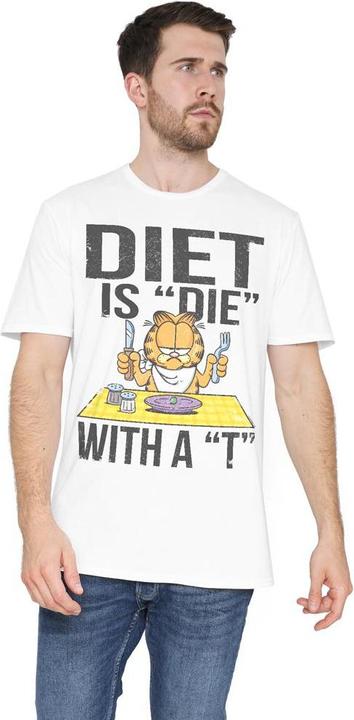 Actual product image Garfield Mens Diet Is Die With a T T-Shirt (4XL)