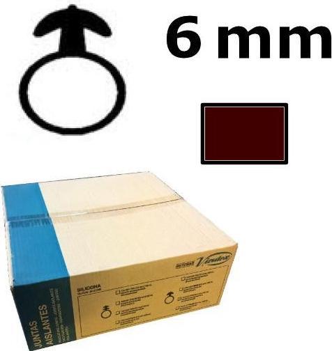 Actual product image Virutex 1204087 Silikondämmung für RA17D - FS4 Durchmesser 6 mm braun 100m