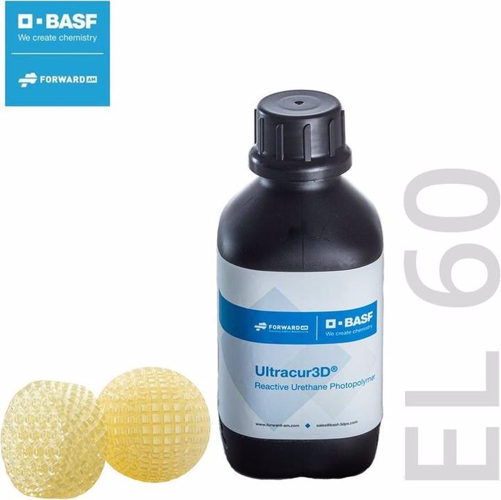 Actual product image Basf Ultracur3D EL 60 Transparent 1.000g (Transparent)