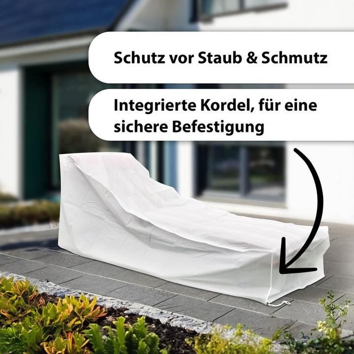 Produktbild Hermex Schutzhülle Sonnenliegen Liegestuhl-Abdeckung Abdeckhaube Liegen Hülle
