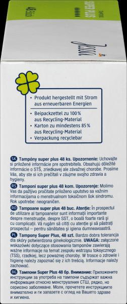 Actual product image dm Jessa Tampons Super Plus (48 x)
