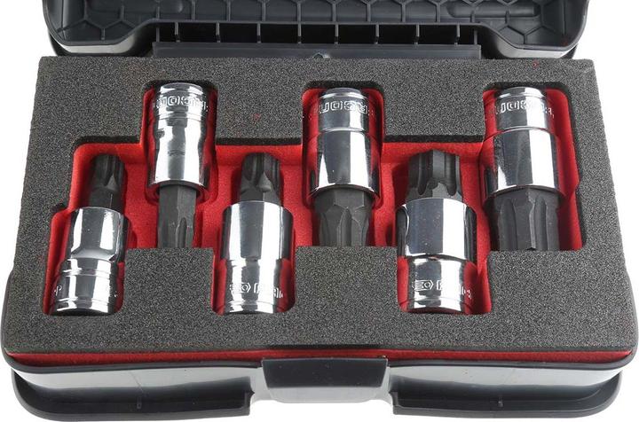 Produktbild Facom Vierkant Biteinsätze, 6-teilig, Länge 60 mm (19 mm, 12 mm, 14 mm, 10 mm, 17 mm, 11 mm)
