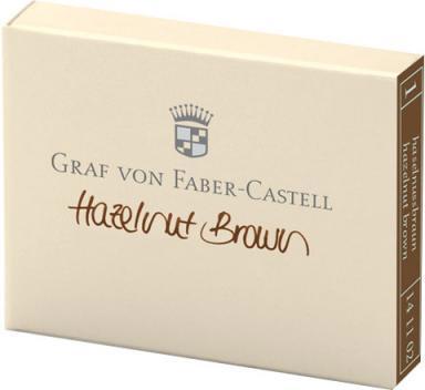 Immagine prodotto Graf von Faber Castell Cartuccia d'inchiostro nocciola marrone 6pcs. (Calamaio)