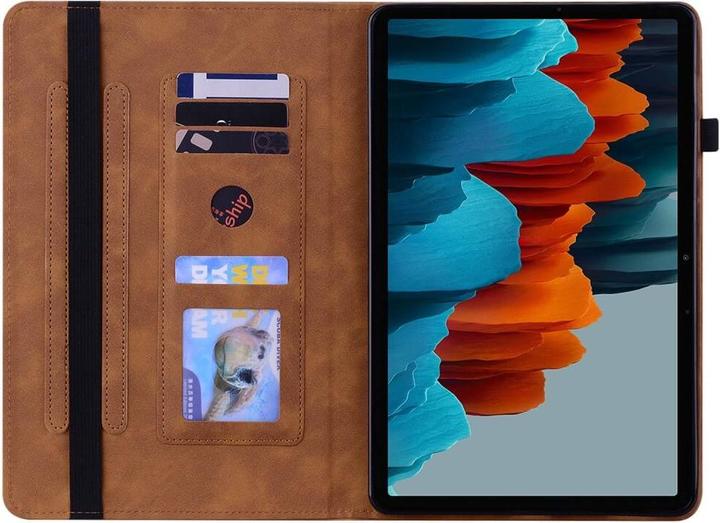 Produktbild Cover-Discount Galaxy Tab S9+ - Schutzhüllle mit Zipper Tasche braun (Galaxy Tab S9+, Galaxy Tab S10+, Galaxy Tab S9 FE)