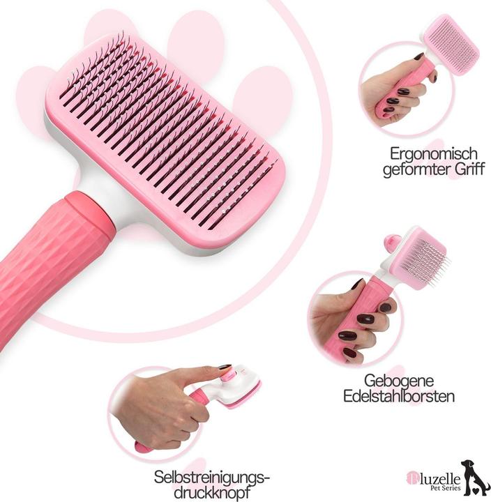 Image du produit Bluzelle Soin des animaux Brosse autonettoyante (Chat, Chien)