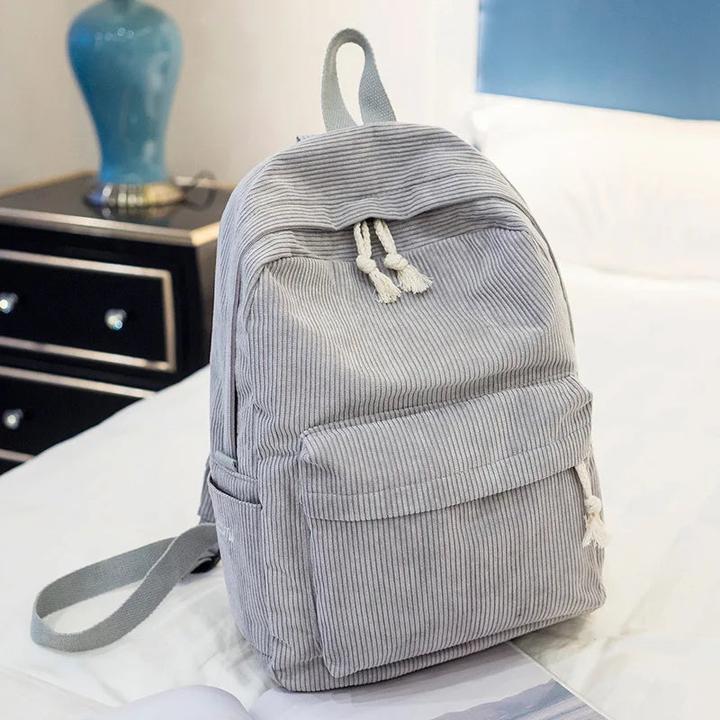 Actual product image Only-Bags.Store Personalisierte Cord Schulranzen Rucksack