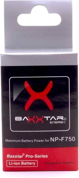 Productafbeelding Baxxtar Oplaadbare batterij NP-F750 (Batterij van de camera)