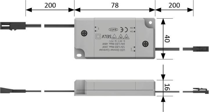 Immagine prodotto Halemeier LED-interruttore 12VDC Dali