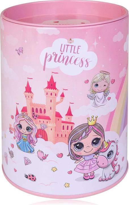 Image du produit Accentra Set de bain LITTLE PRINCESS dans une tirelire en étain, comprenant 80ml de bain moussant, 50g de (Set soin capillaire)