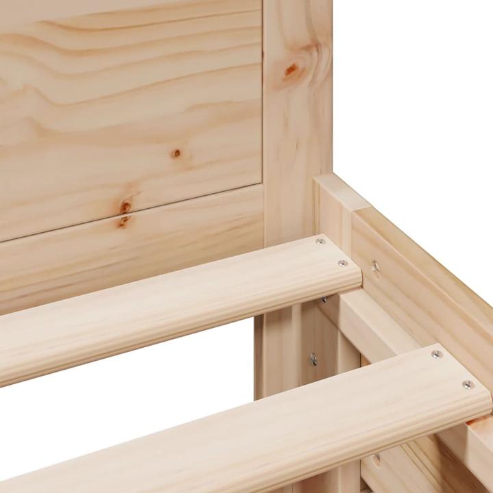Produktbild VidaXL Bett ohne Matratze mit Kopfteil (90 x 200 cm)
