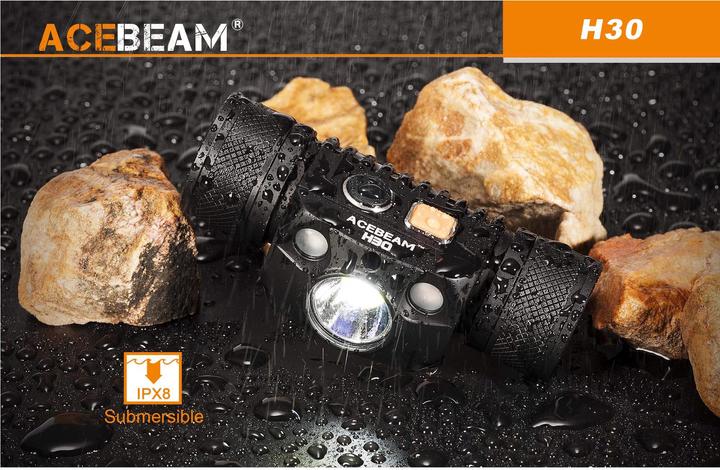 Immagine prodotto AceBeam Lampada frontale H30 con 4000 Lumen (4000 lm)