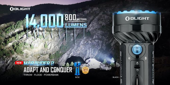 Produktbild Olight Marauder 2 (14 cm, 14 lm)