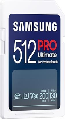 Produktbild Samsung PRO Ultimate mit USB-Cardreader (512 GB, SDXC, U3, UHS-I)