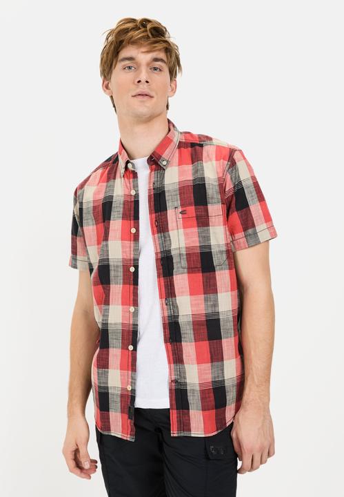 Immagine prodotto Camel Active Kariertes Kurzarmhemd aus reiner Baumwolle (3XL)