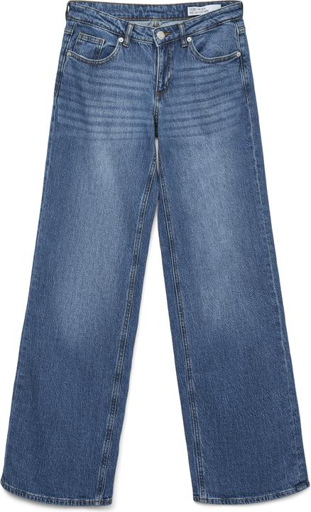 Vero Moda VMVANESSA Niedrige Taille Weiter Beinschnitt Jeans Hose mit weitem Beinschnitt (26)