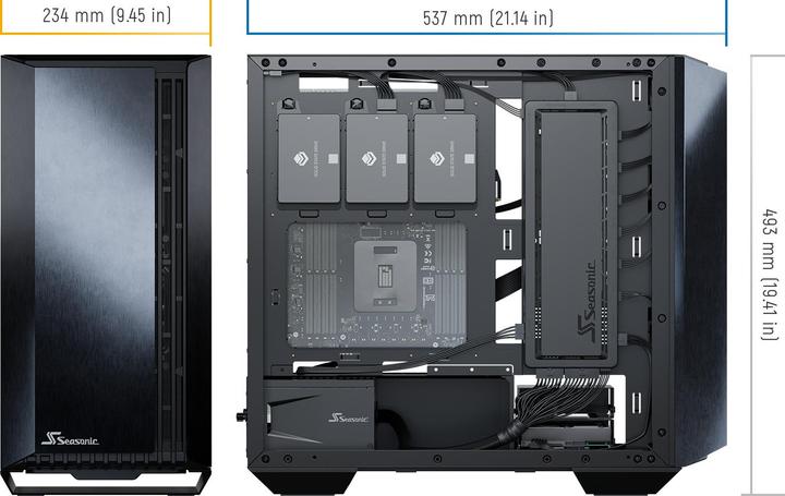 Immagine prodotto Seasonic SYNCRO Q704 + SYNCRO DGC-750 (mATX, ITX, ATX)