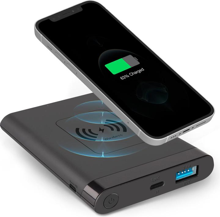 Produktbild SBS 5 W drahtlose Powerbank (5000 mAh, 5 W, 18.50 Wh)