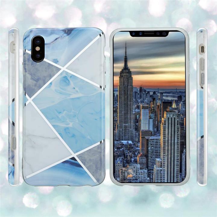 Image du produit Cadorabo Couverture IMD TPU Marbre coloré (Apple iPhone X)