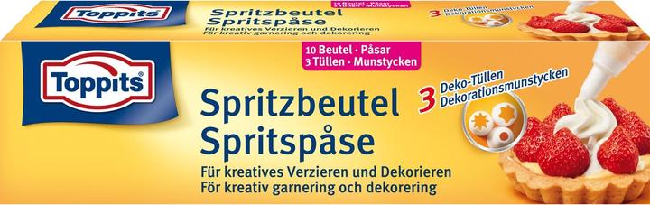 Toppits Spritspåsar 10st (Obs 12st DFP) (Piping bag set)