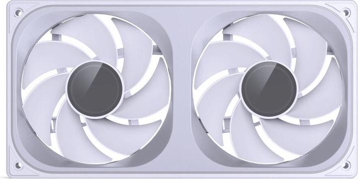 Actual product image Jonsbo ZB-240 Infinity Mirror ARGB Reverse Blade PWM Lüfter - 240mm, weiss (240 mm)
