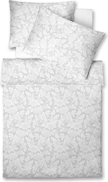 Produktbild Fleuresse Damast Bettwäsche Opal 70x90cm / 140x200cm (Duvetbezug, 140 x 200 cm)