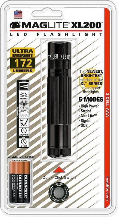 Produktbild Maglite LED Xl200 (12 cm, 172 lm)