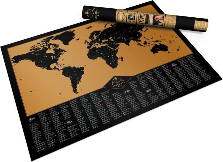 Image du produit Luckies Scratch Map (17 x 22 cm)