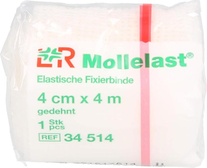 Produktbild Lohmann & Rauscher Mollelast Elastische Fixierbinde 4 cm x 4 m, 1 St. Binde