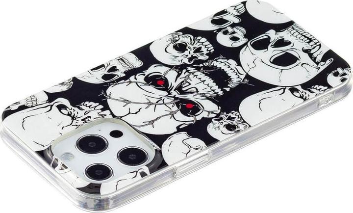 Produktbild Cover-Discount iPhone 15 Pro Max - Nachtleuchtende Silikon Hülle Totenkopf (Apple iPhone 15 Pro Max)