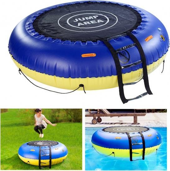 Produktbild Infactory 4in1-Trampolin für Wasser und Garten (193 cm)