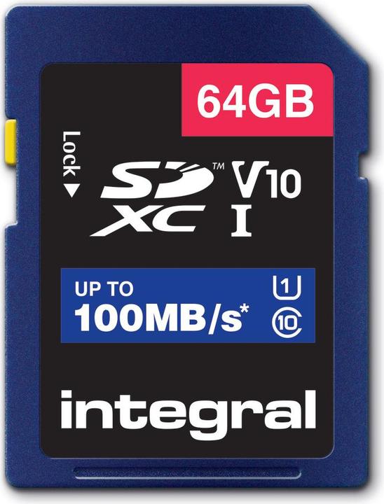 SDXC Speicherkarte V10 64 GB (64 GB, SDXC, U1, UHS-I)