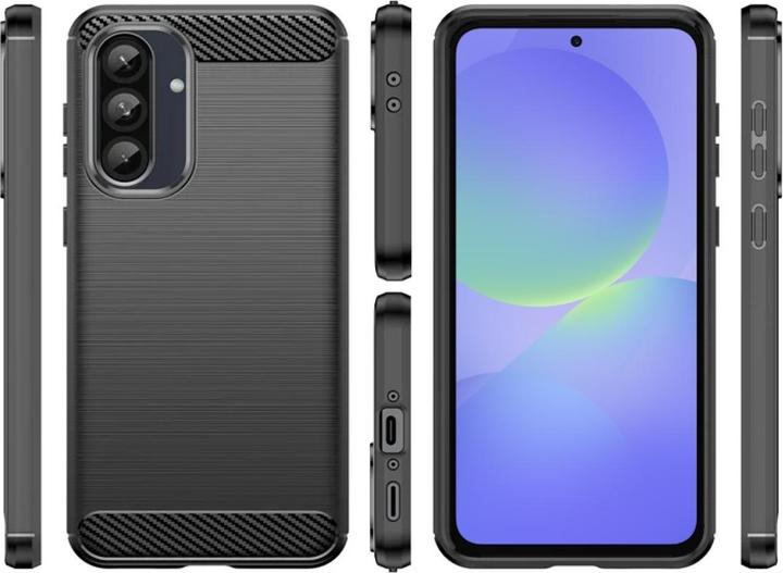 Image du produit Screenguard Carbon Brushed Soft TPU Hülle (Samsung Galaxy A36)