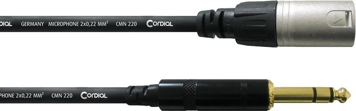 Cordial Studiokabel (6 m, XLR, 6.3mm Klinke (Jack))
