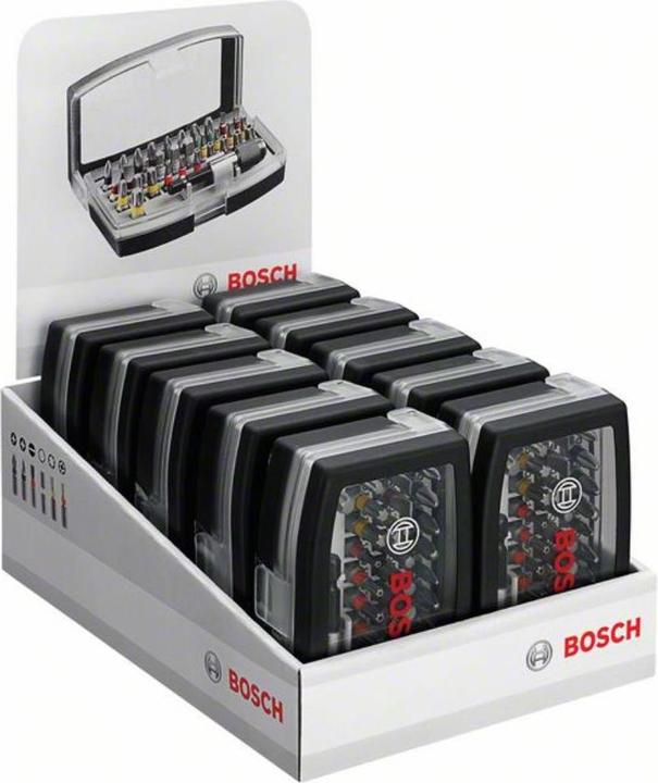 Produktbild Bosch Professional Zubehör Bits-Satz mit Klingenhalter (Kreuz Phillips PH M1, Kreuz Phillips PH M2, Kreuz Pozidriv PZ M1, Kreuz Pozidriv PZ M2, Kreuz Phillips PH M3, Kreuz Pozidriv PZ M3, Innensechsrund TX mit Loch M10, Innensechsrund TX mit Loch M20, Innensechsrund TX Mit Loch M25, Innensechsrund TX mit Loch M27, Innensechsrund TX mit Loch M30)