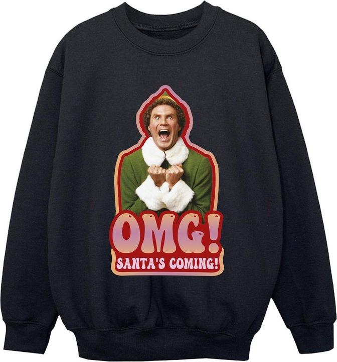Elf Santa's Coming Sweatshirt Jungen (140, 146)