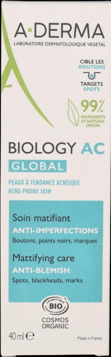 Actual product image A-Derma BIOLOGY AC Global Cream Impure Skin Cream (40 ml, Day cream)