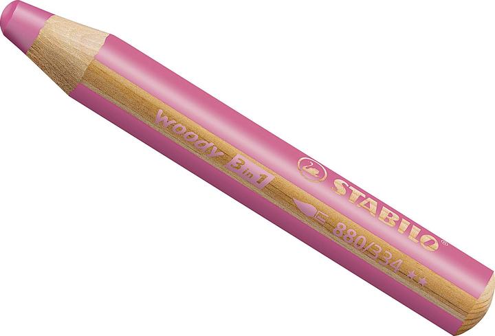 Image du produit STABILO woody 3 en 1 crayon de couleur (Pink, 1 x)