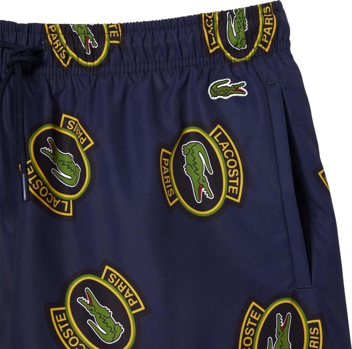 Actual product image Lacoste Mens Printed Swim Shorts (M)