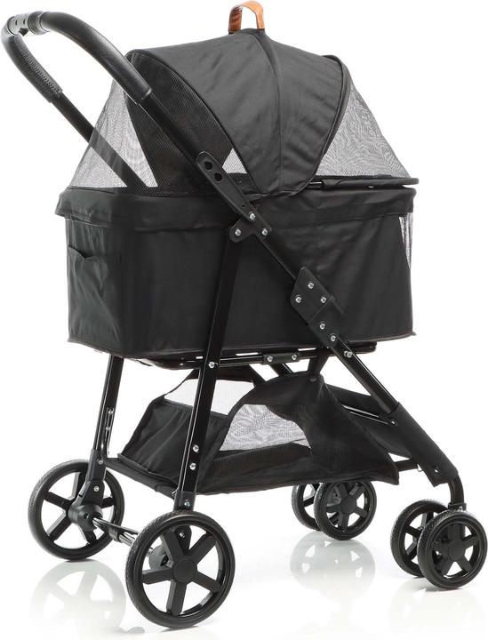 Fudajo 2in1 Hundewagen (Cane, Traspirante, Pieghevole)
