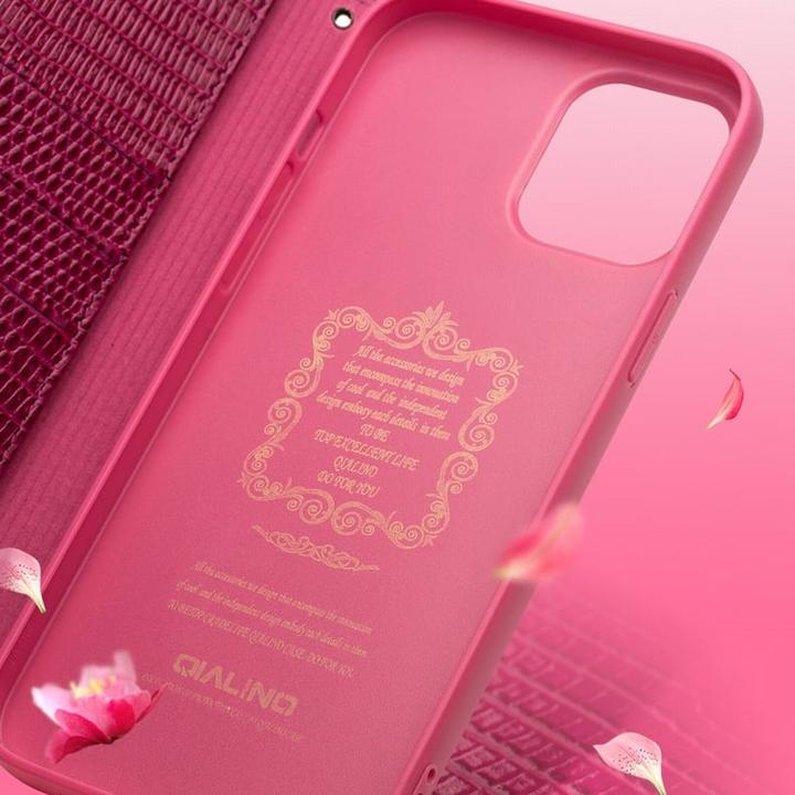 Produktbild QiAlino Hülle Croco Flip (Apple iPhone 14 Pro)