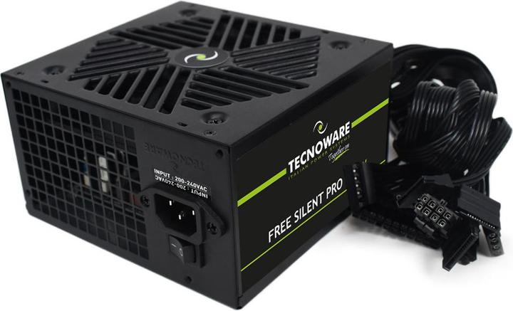Produktbild Tecnoware ALIMENTATORE 750W 12CM FREE SILENT 4*SATA 2*MOLEX TOGHETER ON (750 W)