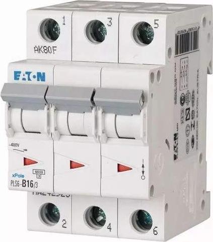 Produktbild Eaton Automatik-Sicherung 16A 3P+N c-cart - Automatik-Sicherung 16A 3P+N c-cart pls6-c16/3n-mw